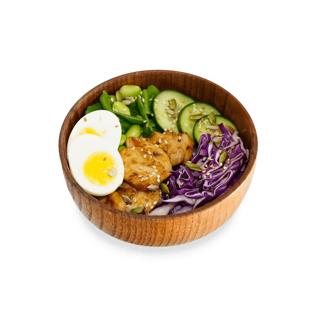 Поке с курицей терияки