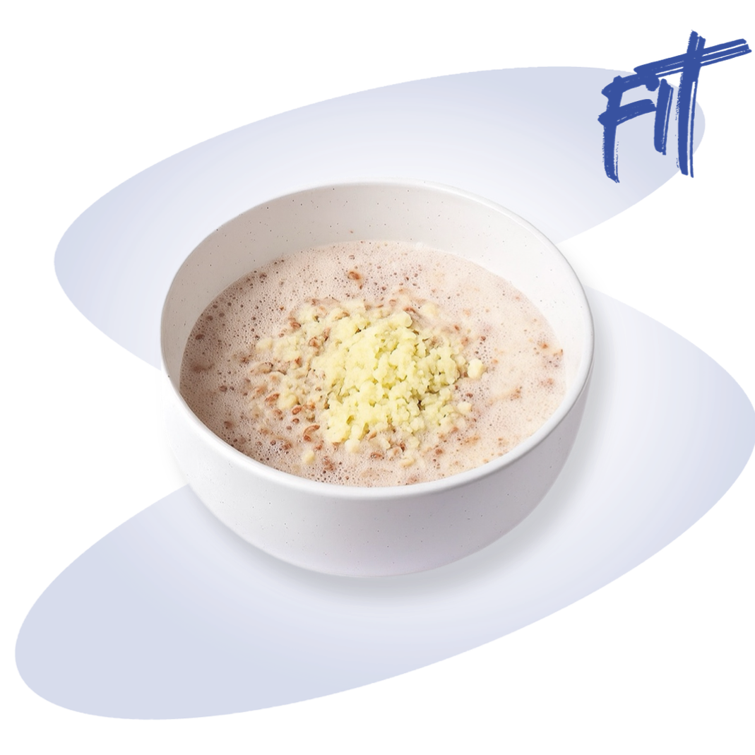 Гречневая каша с протеином и пармезаном