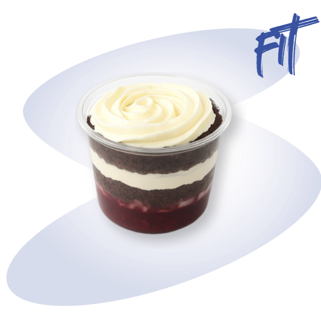 Трайфл с шоколадом и брусникой